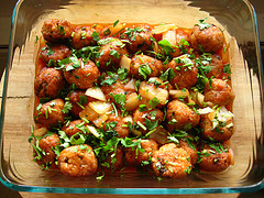 Fish Kofta with Spice Tomato Sauce Fish Kofta with Spice Tomato Sauce picture